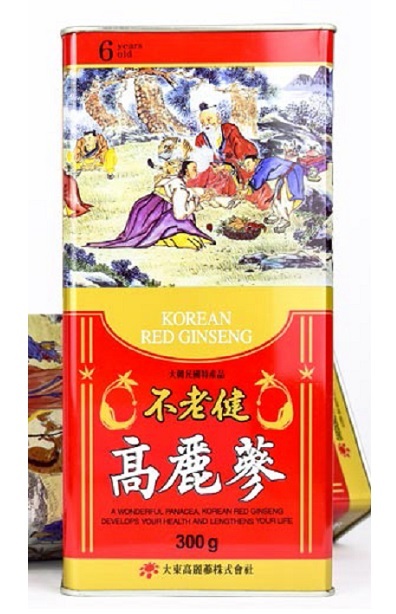 Hồng sâm củ khô Hàn Quốc 6 năm 300gr